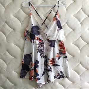 Floral Romper, Medium/6